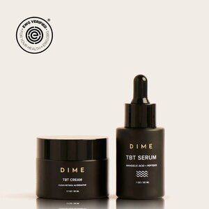 NIB Sealed DIME TBT System FULL Size - TBT Cream and TBT Serum MSRP $78.00